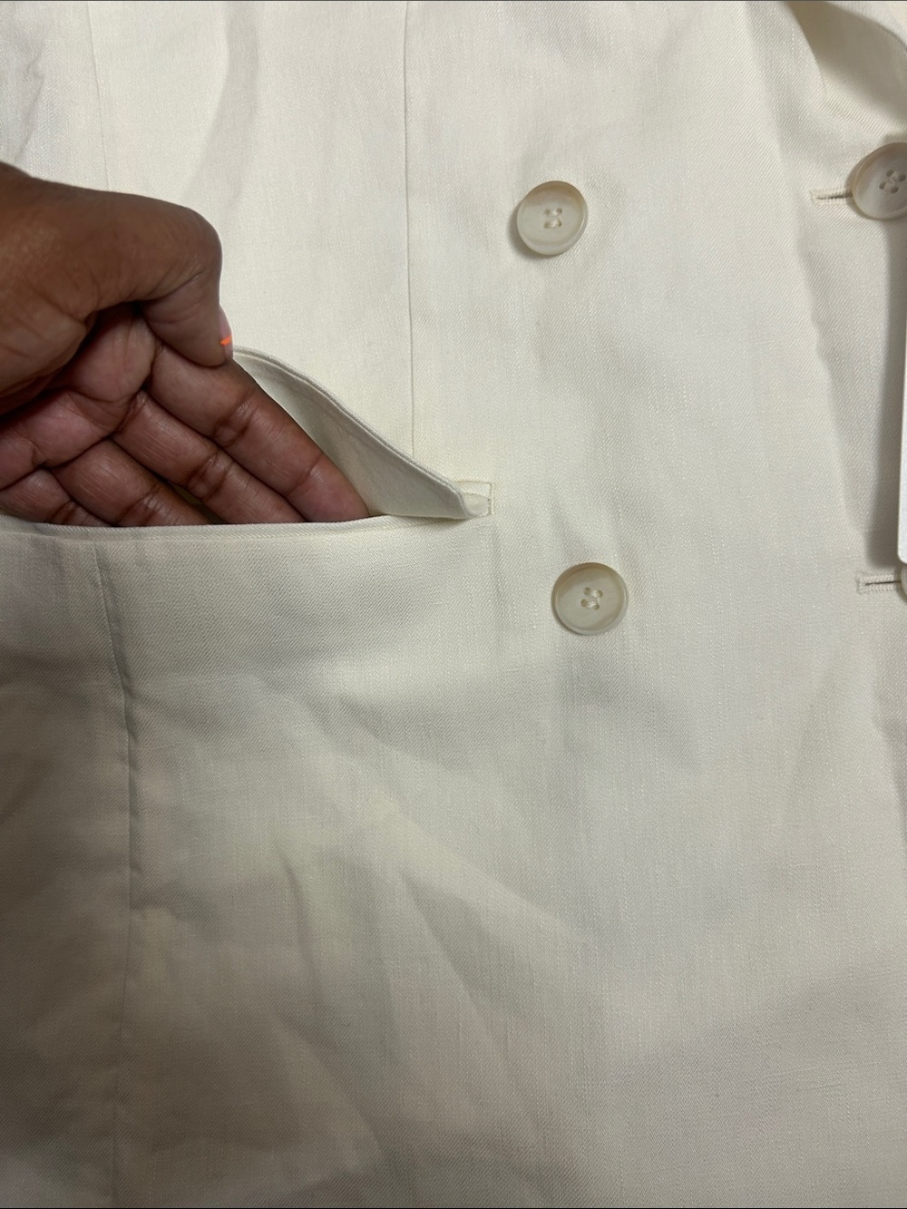 NWT (size small) Uniqlo 100% Premium Linen Jacket - Picture 5 of 7